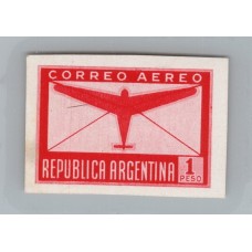 ARGENTINA 1940 CORREO AEREO ENSAYO EN COLOR ADOPTADO